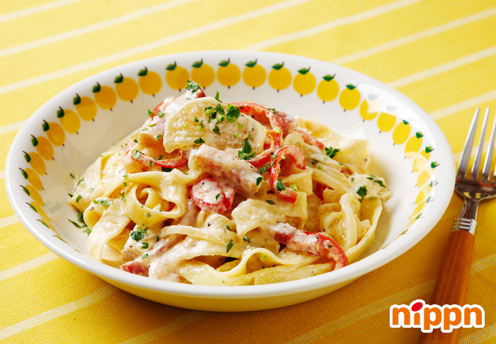 フェットチーネのカルボナーラ