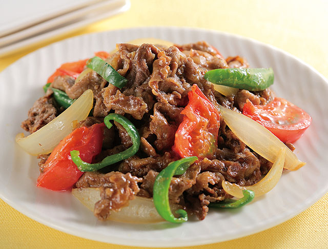 トマトと牛肉の炒め物