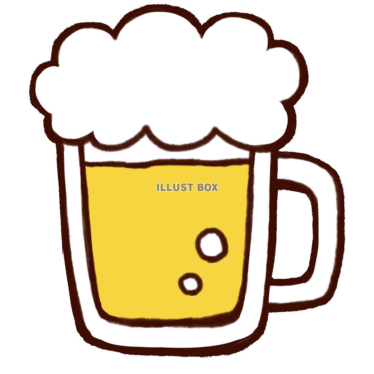 ビール：イラスト無料