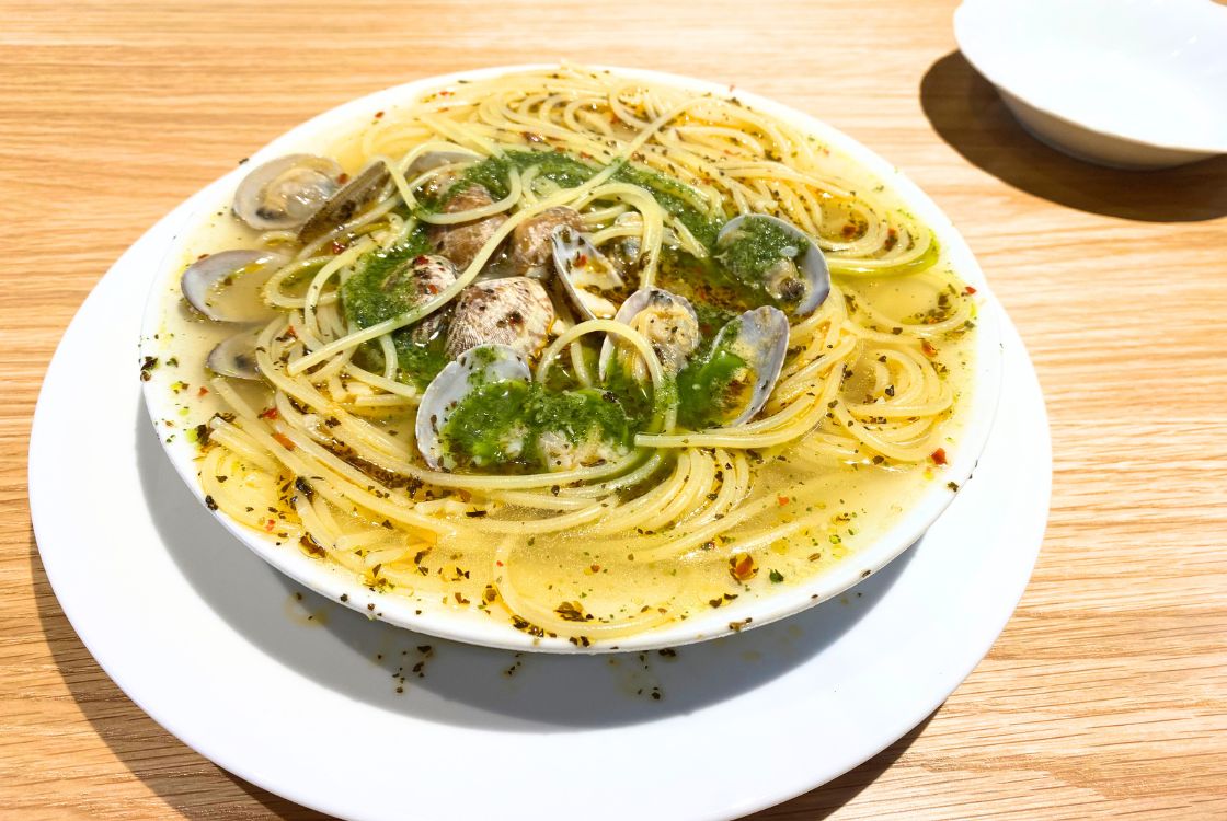 道の駅ながおか花火館』のフードコート『ながおかKitchen』内にオープンした『長岡スパゲッティ市場 by DOLCE VITA』で『長岡花火館Bセット』食べてみた。: ながおか速報 -新潟県長岡市の地域情報サイト