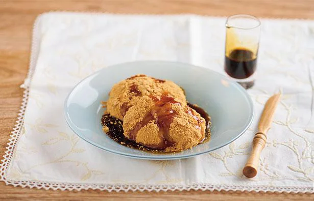 片栗粉でミルクわらび餅