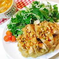 一緒に炊くから超簡単！ 調味料も手軽なのにめっちゃ美味しい『カオマンガイ』の作り方 - てぬキッチン