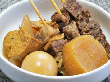 おでんの牛すじの調理方法 - 東京おでんだね