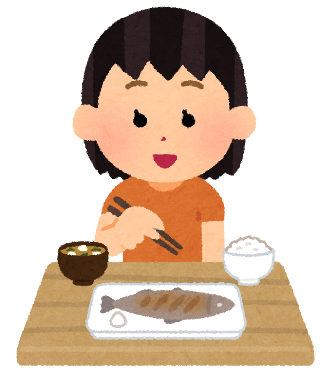 焼き魚 やきざかな - 食べ物フードフリーイラスト素材