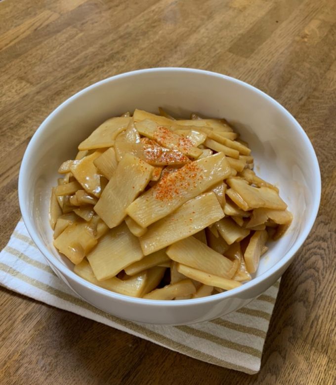 水煮たけのこを使って♪ 簡単メンマ風