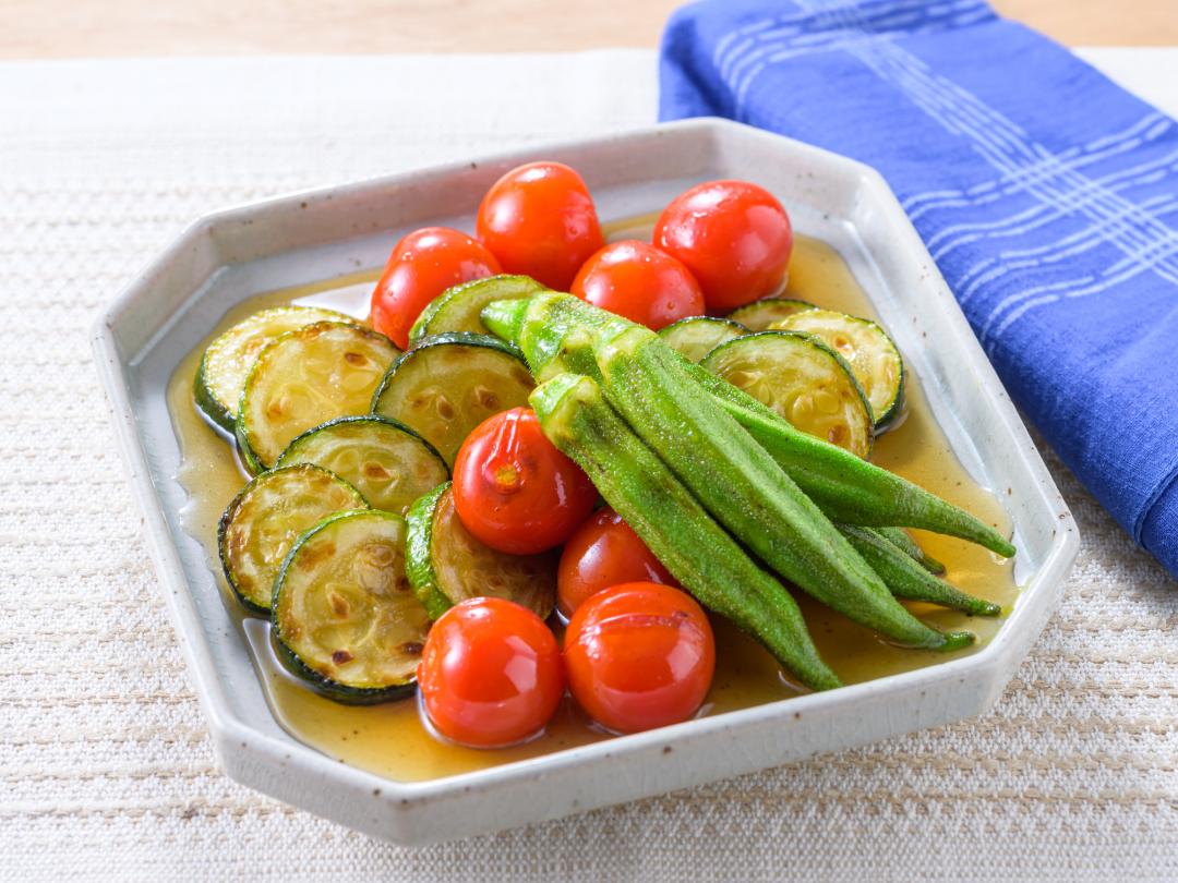 夏野菜たっぷり！焼き浸し♡