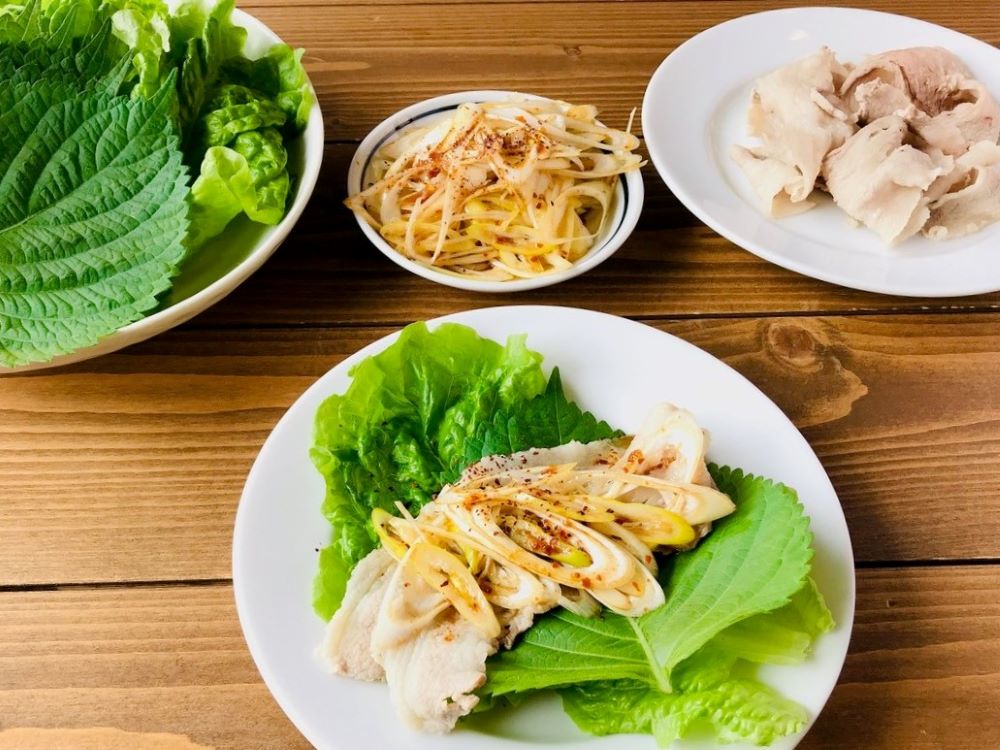 簡単！野菜たっぷり★サムギョプサル