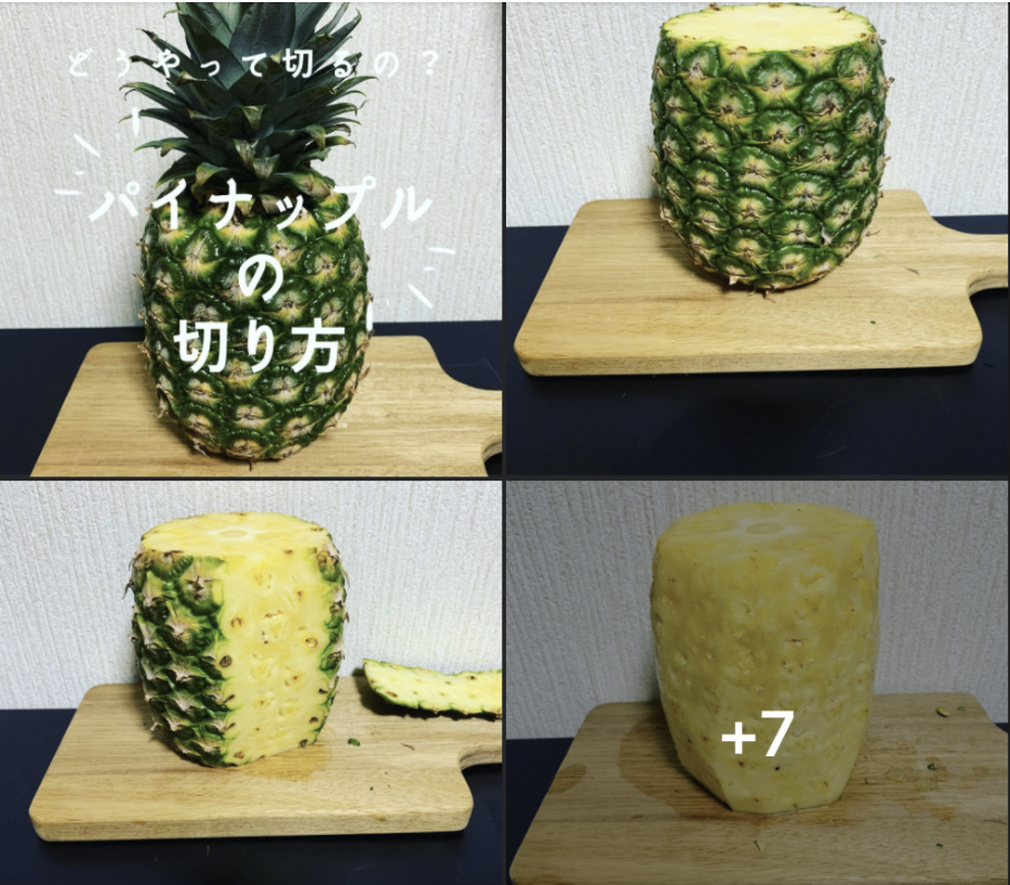 パイナップル皮むき機 - KA-720P - ASTRA - ナイフ式全自動ステンレス製