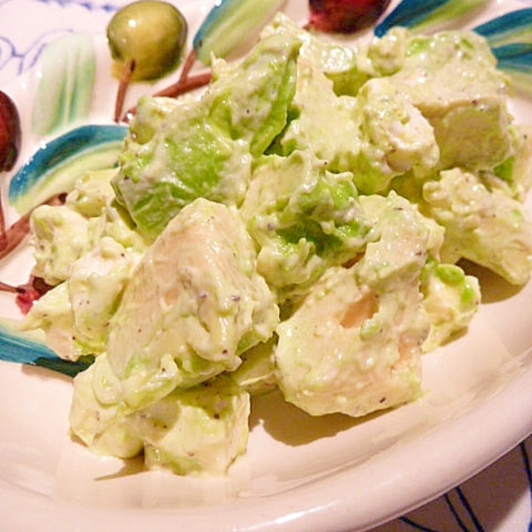 ただ和えるだけ！お酒のおつまみに！もう一品欲しいときに！『アボカドクリームチーズ』の作り方 - てぬキッチン