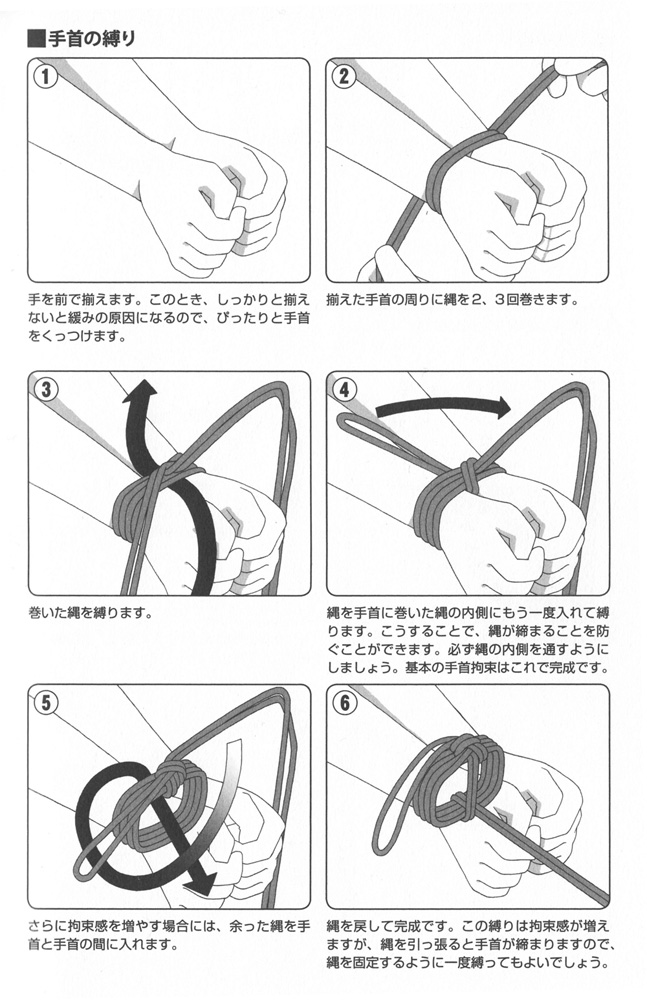 入門編】縄の扱い方とすべての基本となる手首・足首の縛り方や緊縛プレイ – 【ＳＭ編】出会い系サイトで無駄な時間やお金をかけずにセフレができる究極ノウハウ