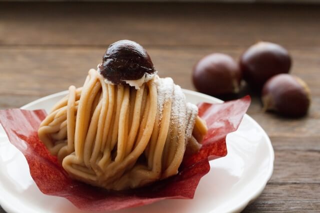 モンブラン作り方！百均の甘栗で作る！ 材料4つ・ミキサーなしMont Blanc