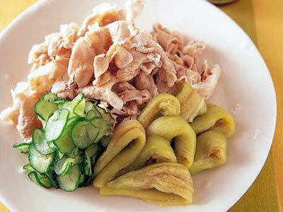 なすと香味野菜の豚しゃぶサラダ