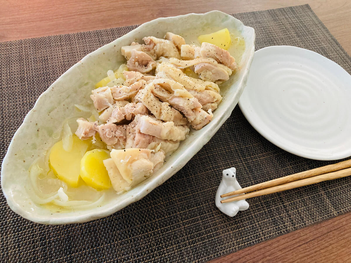 DAIGOも台所 だし塩チキンの作り方。山本ゆりさんの簡単レシピ。凛とした暮らし〜凛々と