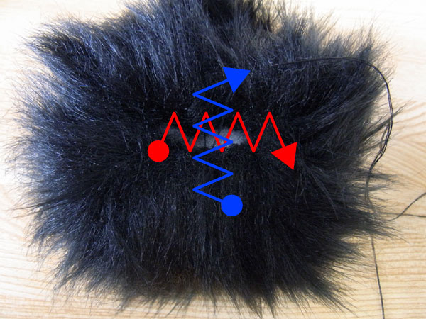 ファーボンボンの簡単な作り方 DRCOS でぃあこす