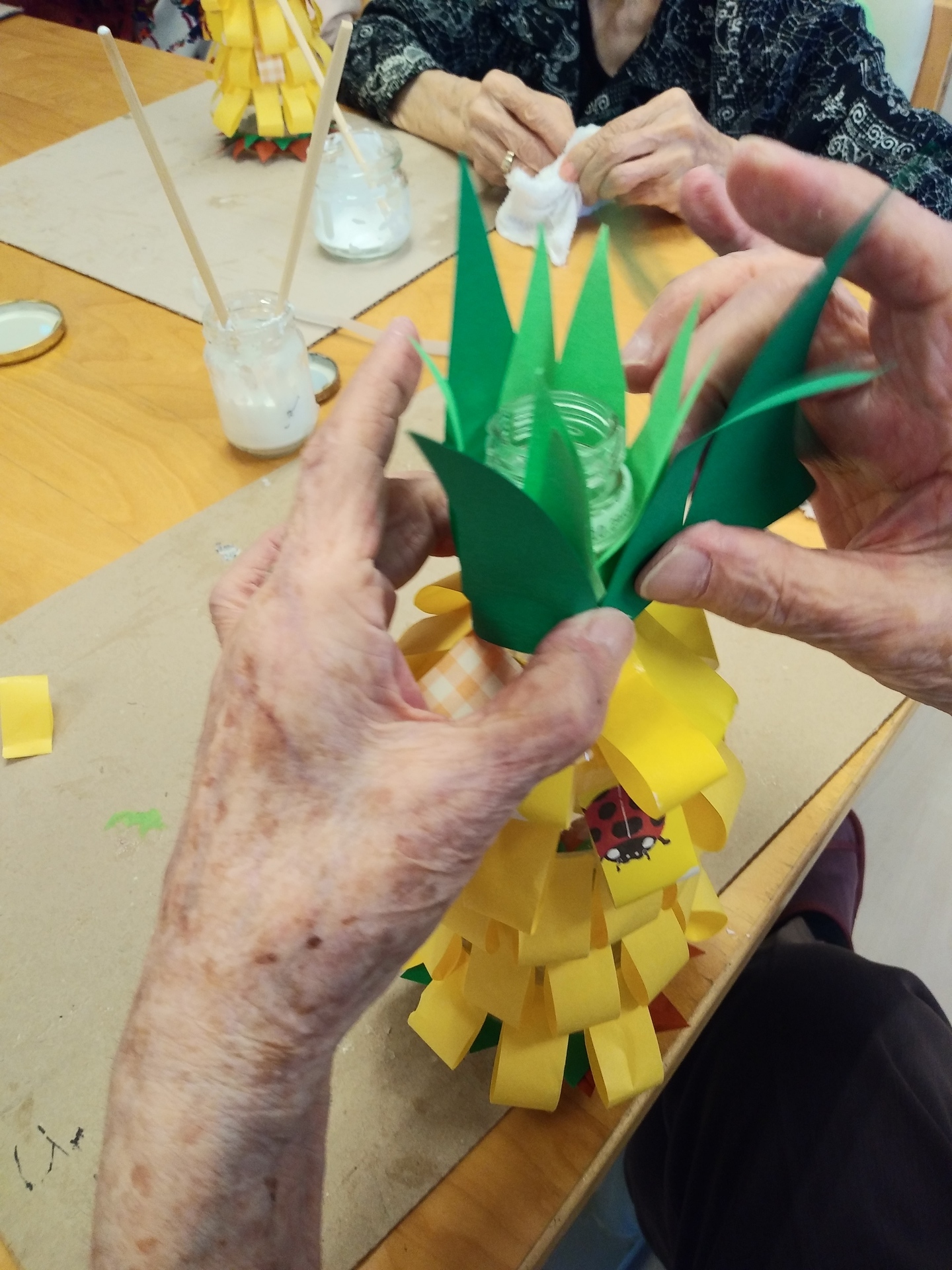 ペーパークラフトパイナップルⅡ