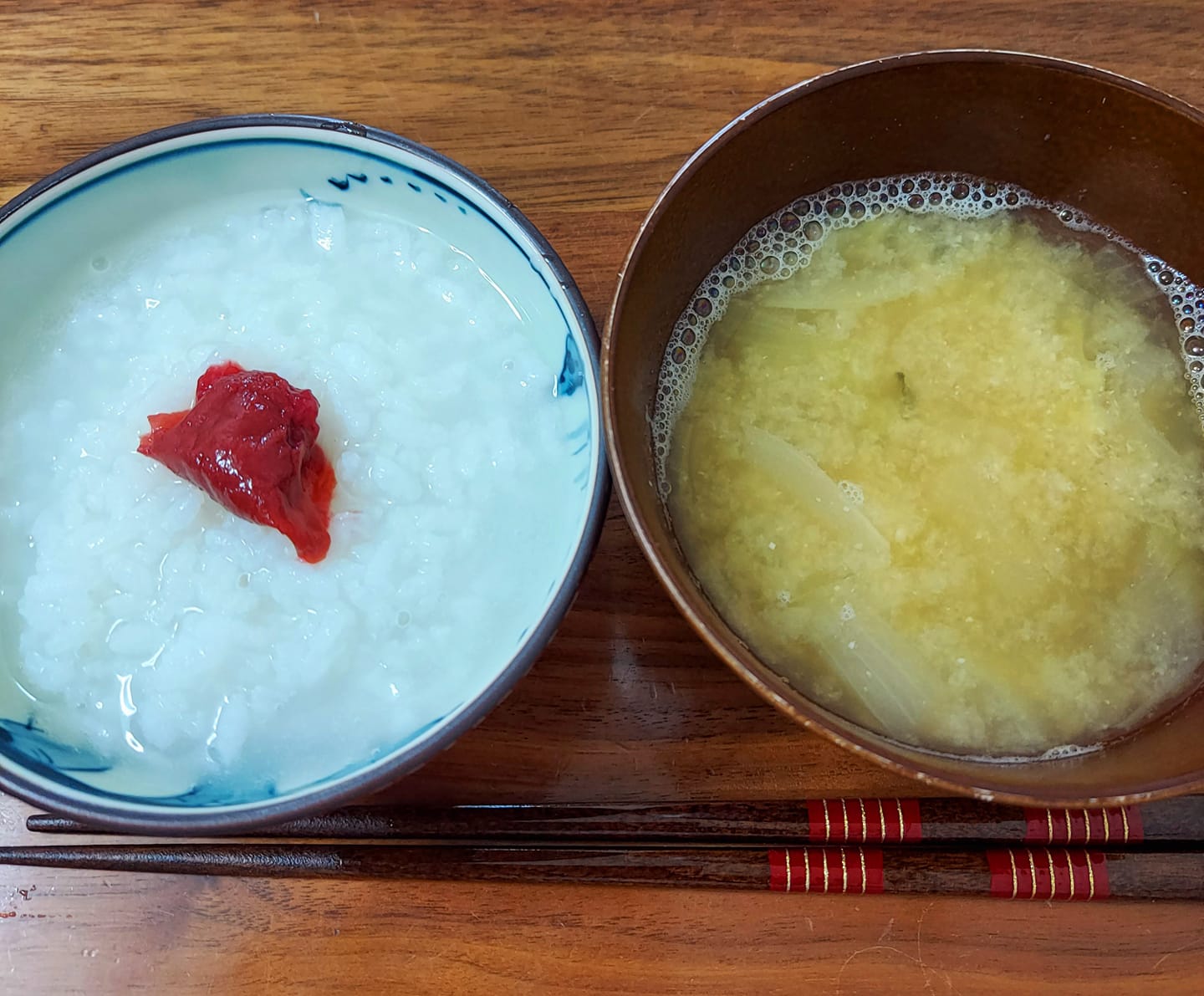 3日のお粥と具無しお味噌汁で、体が軽くなった - 猫と田舎で半隠居