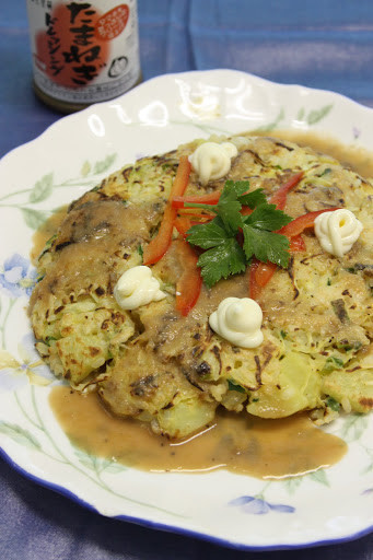 残りご飯deお好み焼き