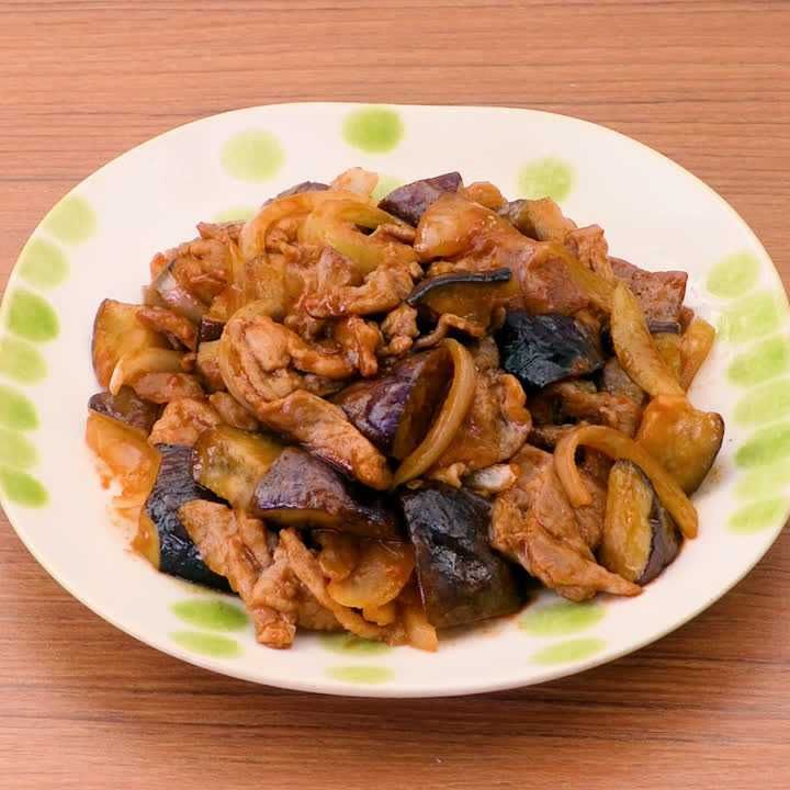 真だらとなすの中華ケチャップあん