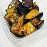 焼きなすのごま酢がけ