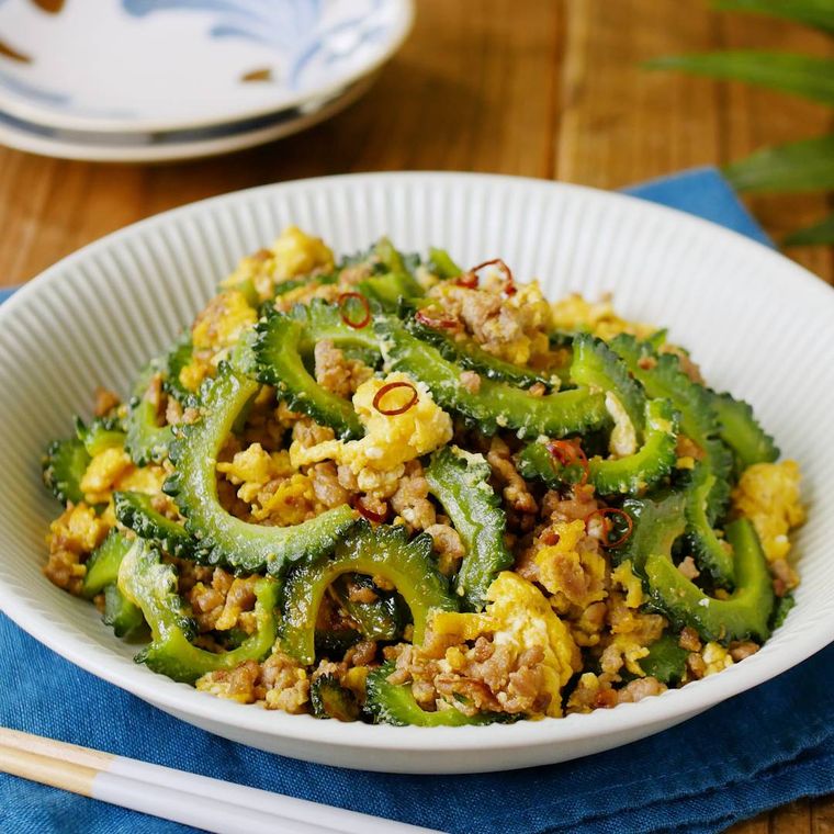 ゴーヤひき肉のレシピ おすすめの15選を紹介クラシル