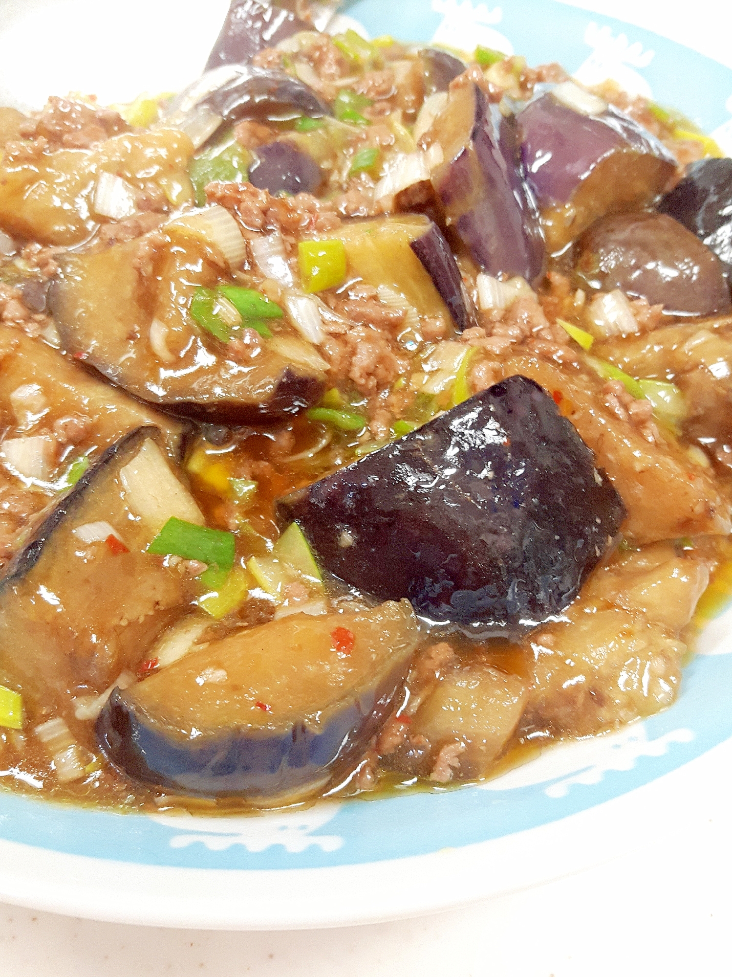 じゅわっと旨い♪ なすと豚肉の揚げ浸し