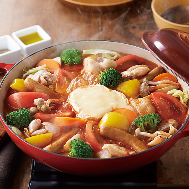 カマンベールチーズとりんごのハニーソース