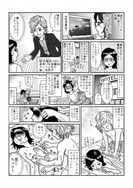 体験マンガ｜非日常を追求し続ける女性用風俗【東京M性感】