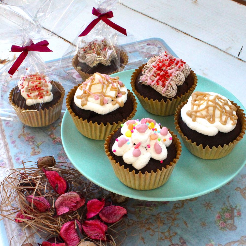 バターなしホットケーキミックスでアメリカンな チョコマフィン