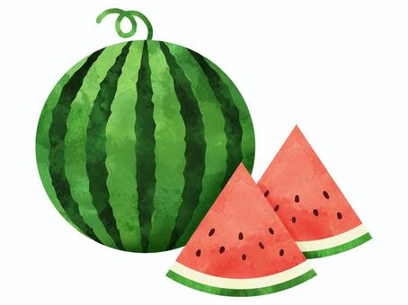スイカの手書きイラストイラスト - No: 2520502無料イラスト・フリー素材なら「イラストAC」