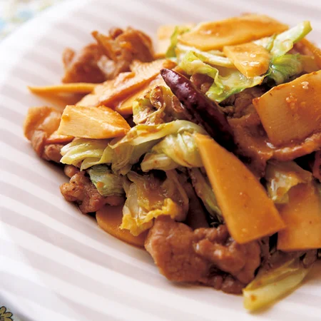 夏野菜の回鍋肉 ホイコーロー