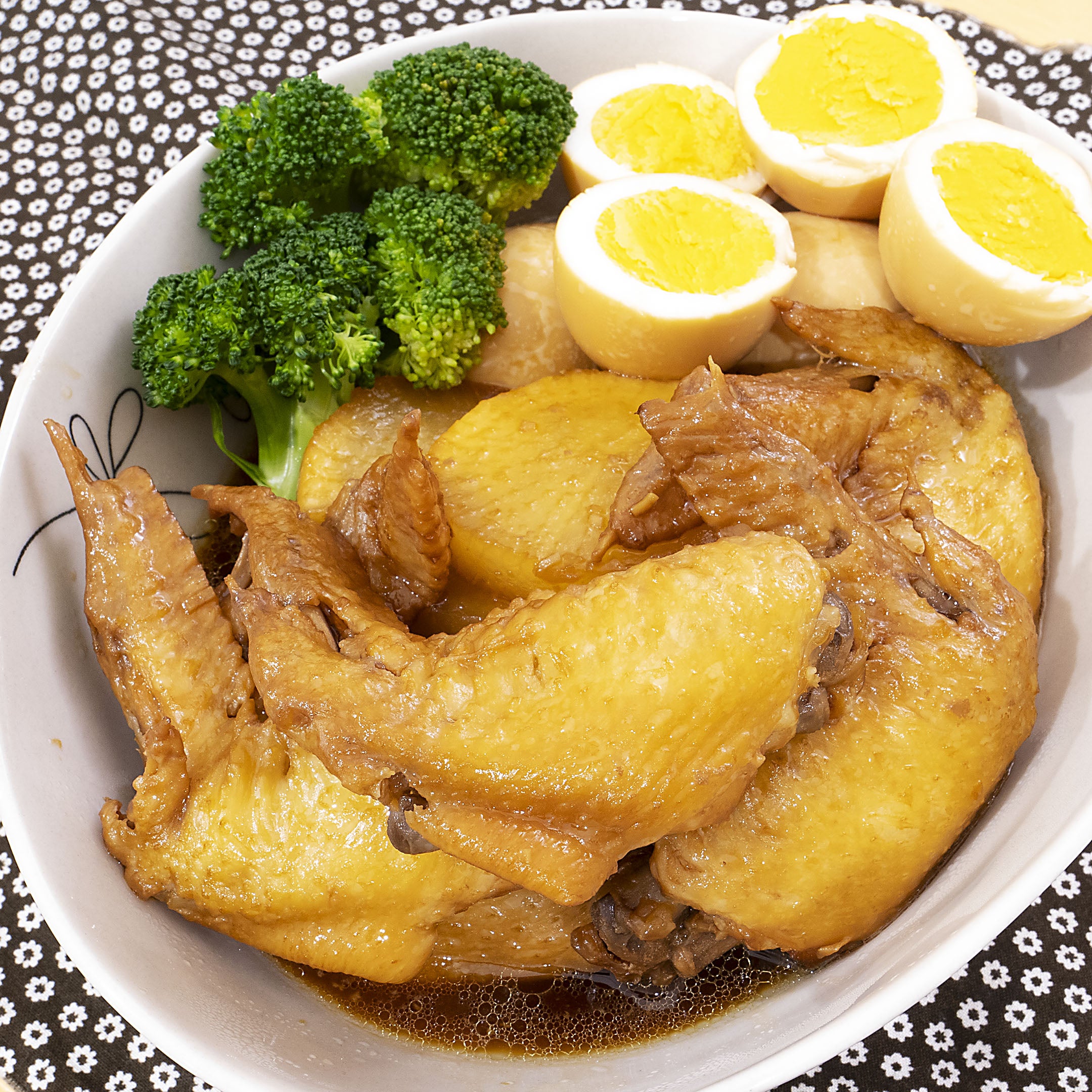 圧力鍋でやわらか☆大根&手羽元の煮物☆