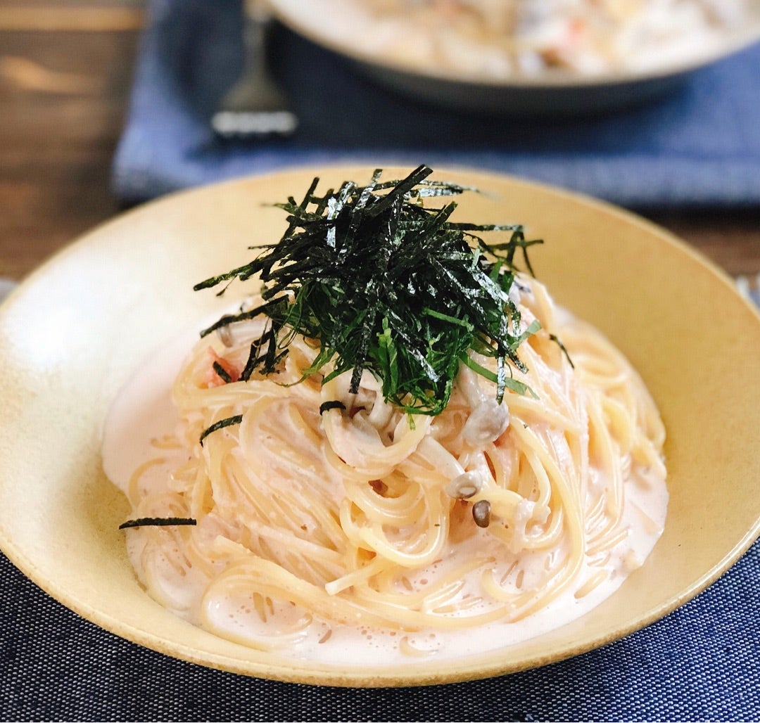 クセになる釜玉ぽんバターパスタ