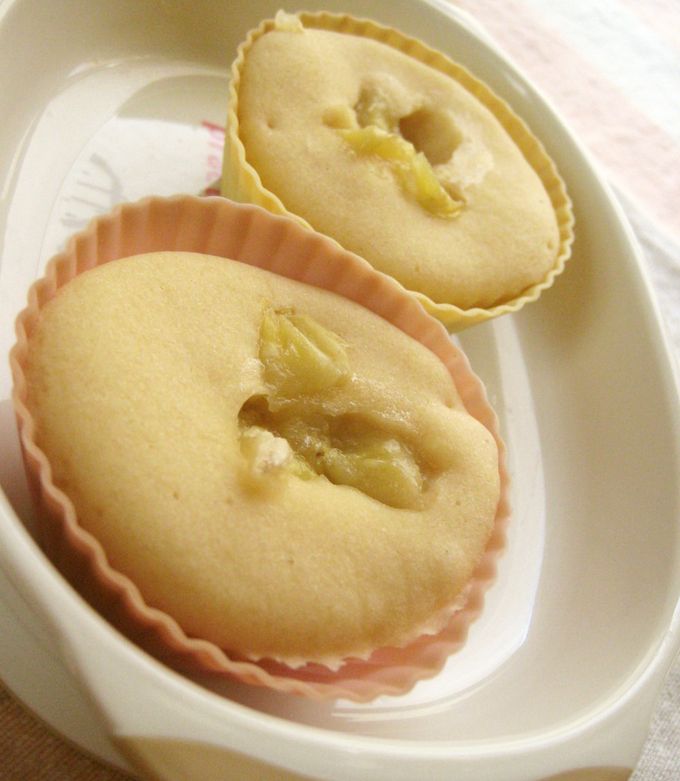 レンジで簡単♪ノンシュガーバナナ米粉蒸しパン!油なし卵なし