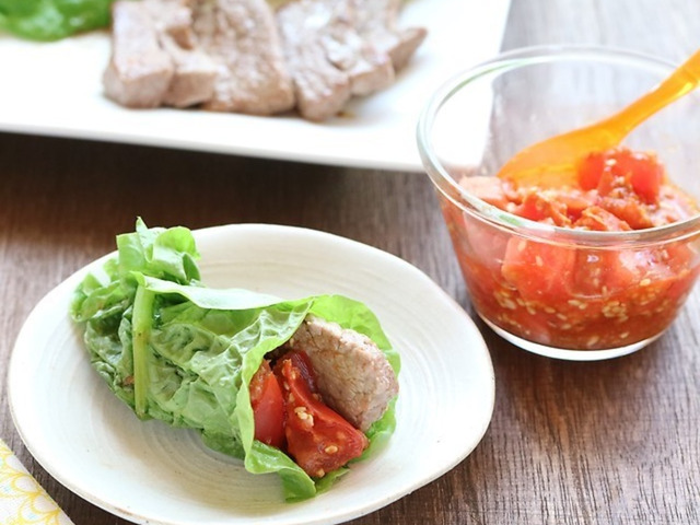 手が汚れないサンチュの食べ方