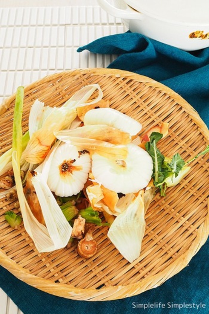 野菜くずをおいしく活用！野菜から取れる出汁「ベジブロス」の作り方オリーブノート公式 - カラダに美味しい、オイルのノート