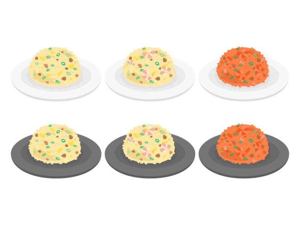 チャーハンのイラスト - イラストの里