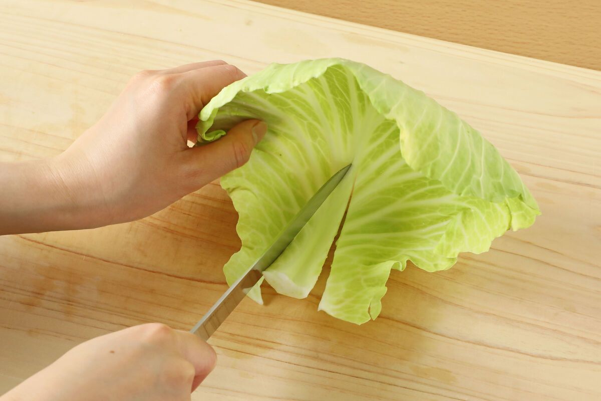 甘くておいしい★ざく切りキャベツ焼き