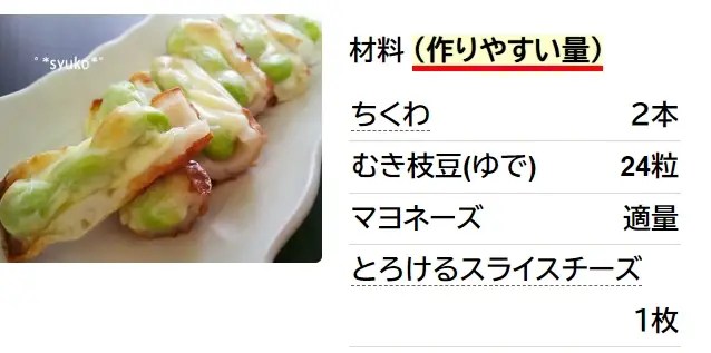 かわいくて簡単なちくわのお弁当レシピ