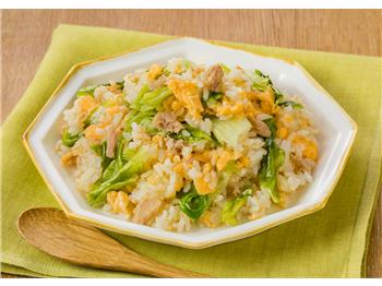 簡単なのにごちそう感満点。ハムエッグ丼