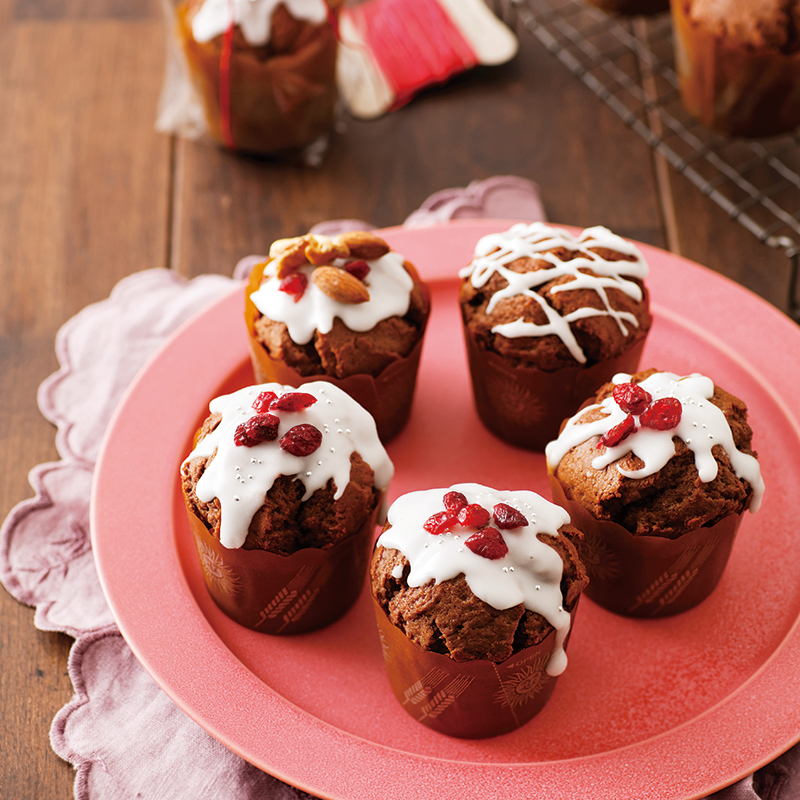 動物カップケーキ