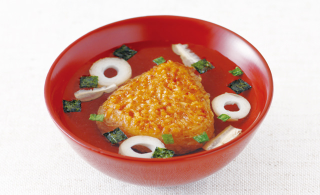 冷凍食品で簡単！ソースとんかつおにぎりの作り方