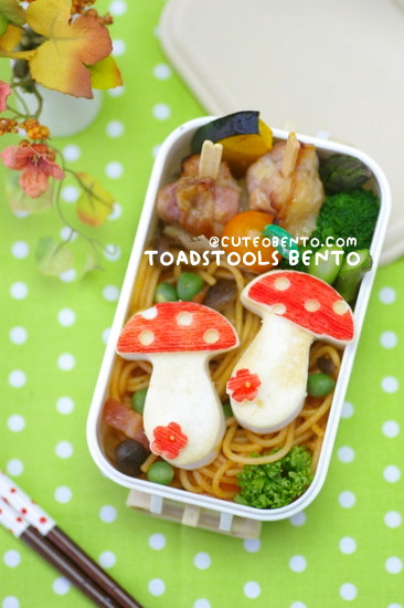 ニンテンドーキッズスペース大公開！マリオキャラ弁の作り方：スーパーキノコ任天堂