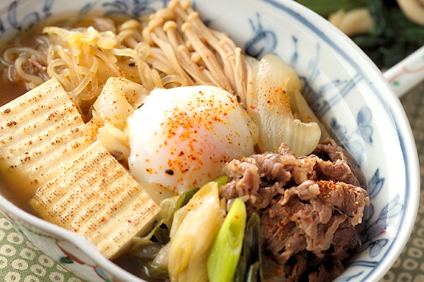 牛すき煮 さば塩焼きかつとじ 食材宅配のヨシケイ 夕食ネット レシピ・メニュー・献立付き