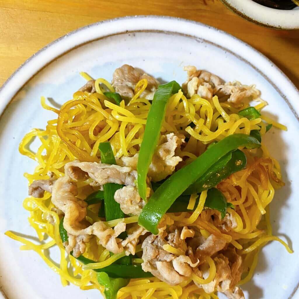 和田明日香さんの蒸し焼きそば！おいしい