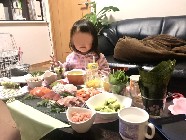 楽しいおうち手巻き寿司パーティーのアイデア