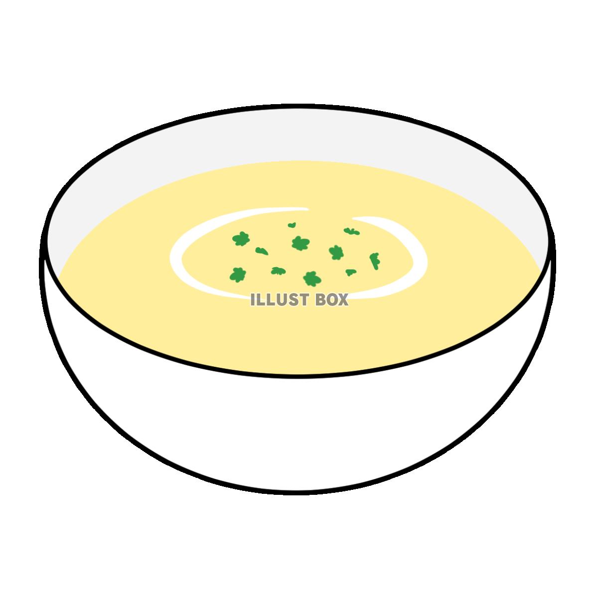 コーンスープのイラストイラストワールド 〜無料で使えるフリーイラスト素材