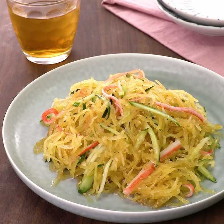 そうめんカボチャのレシピ〜下処理 茹で方 の仕方 - 今日、なに食べよう？〜有機野菜の畑から～