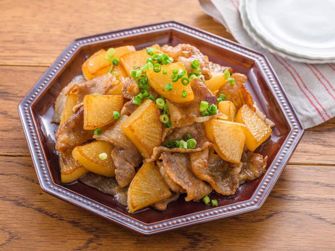 豚肉と大根のさっぱり炒め