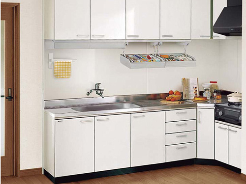 中古タカラスタンダード 未使用品 タカラスタンダード ミニキッチン システムキッチン キッチンセット KUW型 KUW-1200 ビルトインIHコンロ換気扇付き 間口120cm KUW-1200 - 無限堂東京店