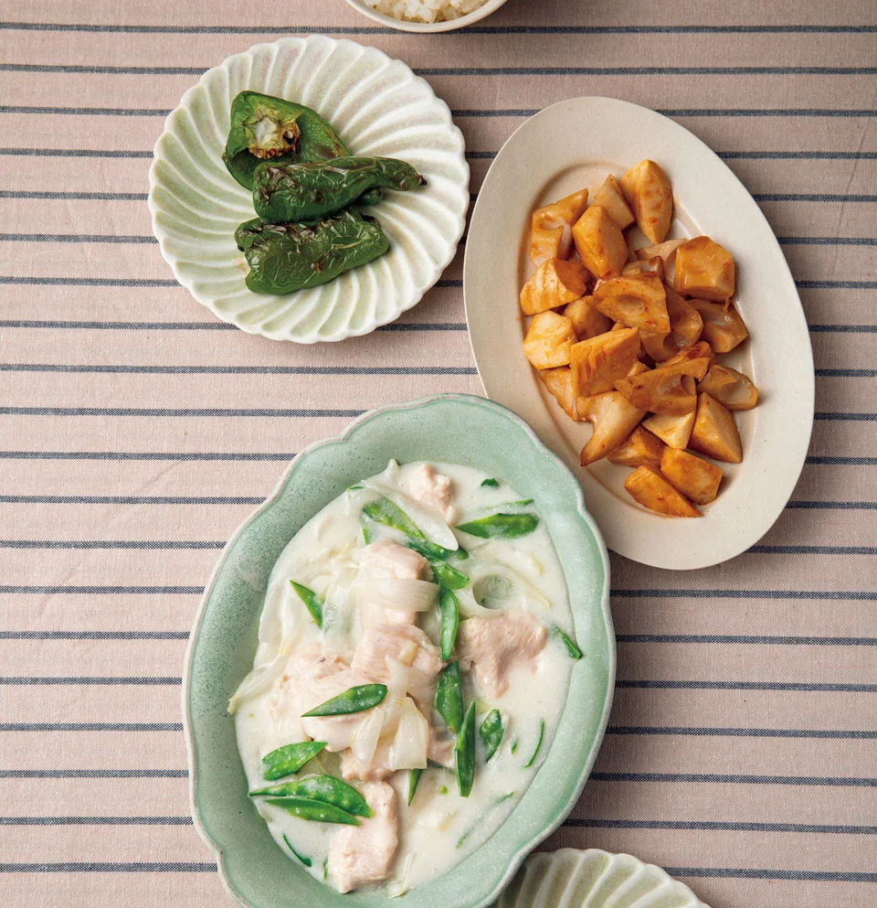 鮭と春キャベツのクリーム煮 170201 コープクッキング - 生活協同組合コープこうべ